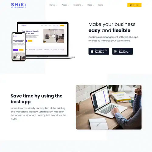 Bootstrap online course template